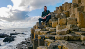 Giant's Causeway - James from Absolute Escapes team on the Causeway Coast Way