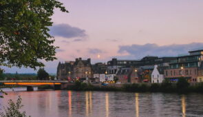 Inverness at sunset (credit - Shivani Marek)