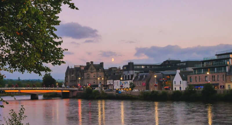 Inverness at sunset (credit - Shivani Marek)