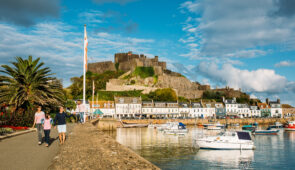 Mont Orgueil Castle in Gorey