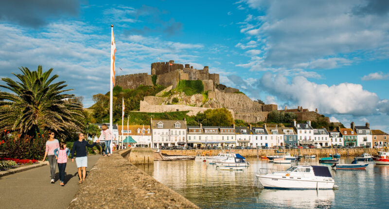 Mont Orgueil Castle in Gorey