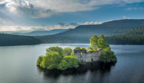 Views over Loch an Eilein (credit - Airborne Lens, VisitScotland)