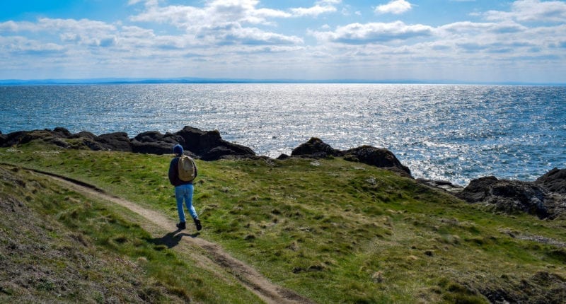 Fife Coastal Path between Lower Largo and Elie