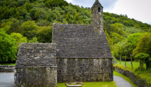 Glendalough monastic settlement founded in the 6th century by St Kevin