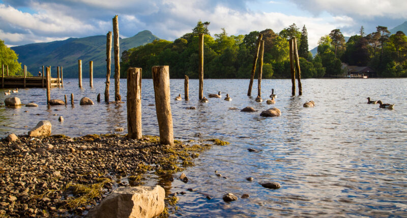 Looking across Derwentwater Lake