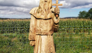 St Cuthbert sculpture