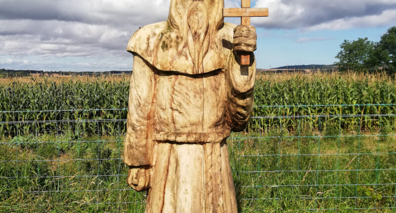 St Cuthbert sculpture