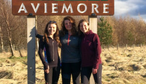 The Absolute Escapes team at the end point in Aviemore