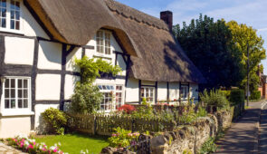 Traditional houses on the Cotswolds