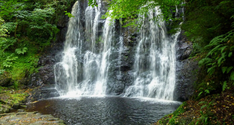 'Ess-Na-Crub' waterfall is within the beautiful Glenariff Forest Park