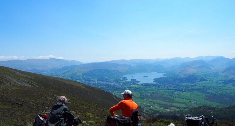 Lunch break on the Cumbria Way