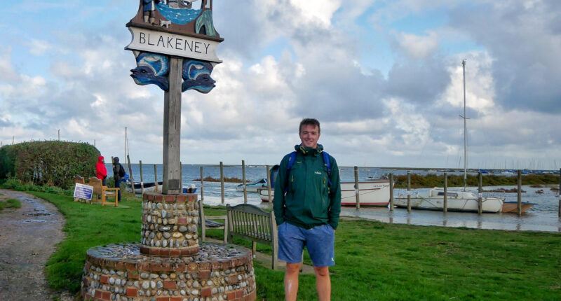 Scott from Absolute Escapes at Blakeney Harbour on the Norfolk Coast Path