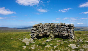 Shelter at the Summit of Great Shunner Fell