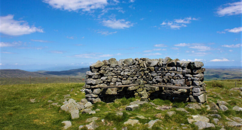 Shelter at the Summit of Great Shunner Fell