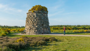 The Jacobite Memorial Cairn at Culloden Battlefield