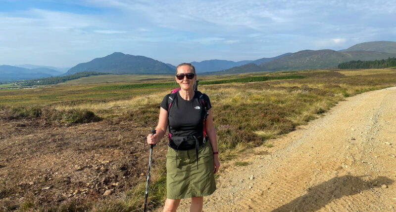 An Absolute Escapes client walking the East Highland Way (credit - Dale and Steve Johnson)