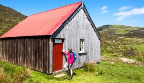 Upper Lunch Hut, , near the trail's highest point (credit - Peter Backhouse)