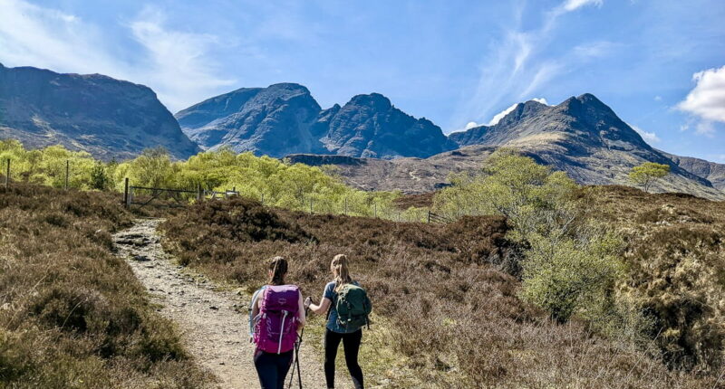 Walking into the Cuillin Mountains (credit - Katia Fernandez Mayo)