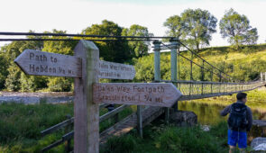 Dales Way footpath to Burnsall