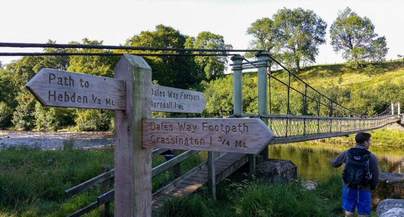 Dales Way footpath to Burnsall