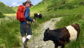 Hiker on the Coast to Coast