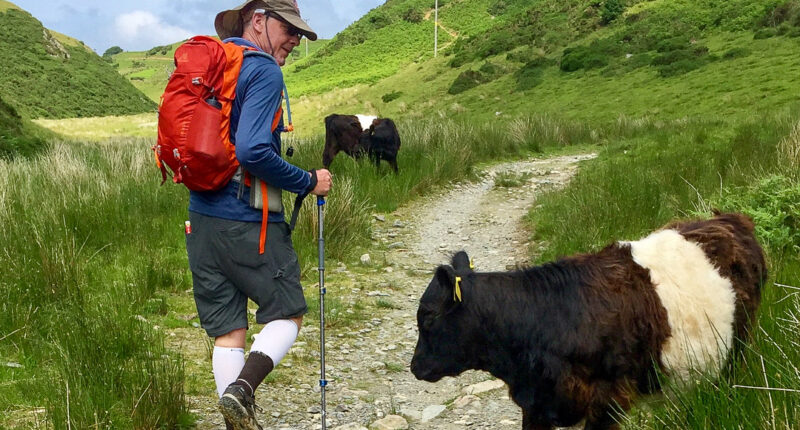 Hiker on the Coast to Coast