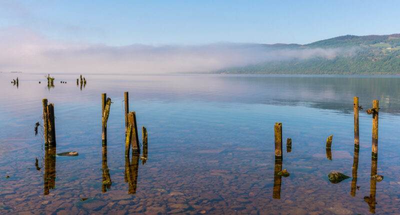 Mist over Loch Ness