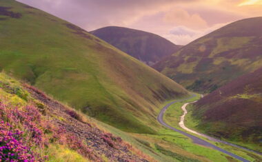 Header-clad hills by Wanlockhead