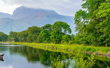 Caledonian Canal with views of Ben Nevis