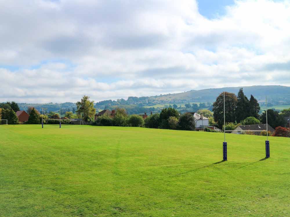 1. A very English start to the day - Rugby Pitch near King Stanley