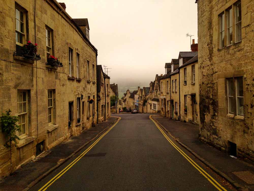 12. The next day - a foggy morning in Painswick