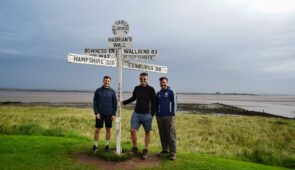 Signpost near Bowness-on-Solway