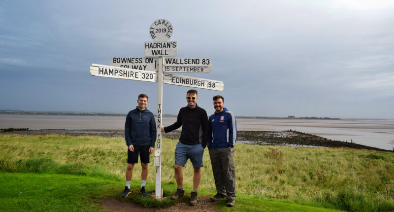 Signpost near Bowness-on-Solway