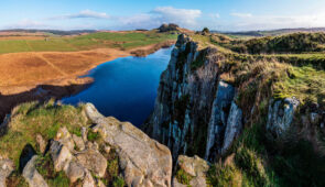Crag Lough close to Sycamore Gap