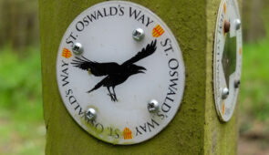 St Oswald's Way Waymarker
