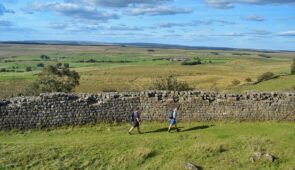 Walking alongside Hadrian's Wall to Once Brewed