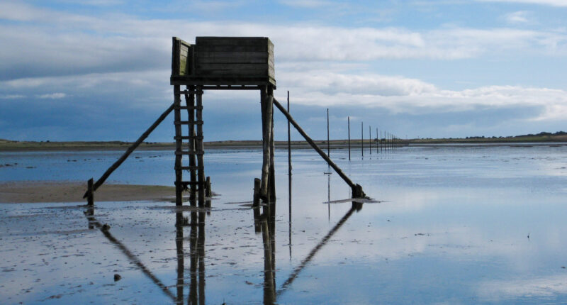 The crossing to the Holy Island of Lindisfarne