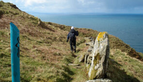 Sheila from Absolute Escapes on the Kintyre Way