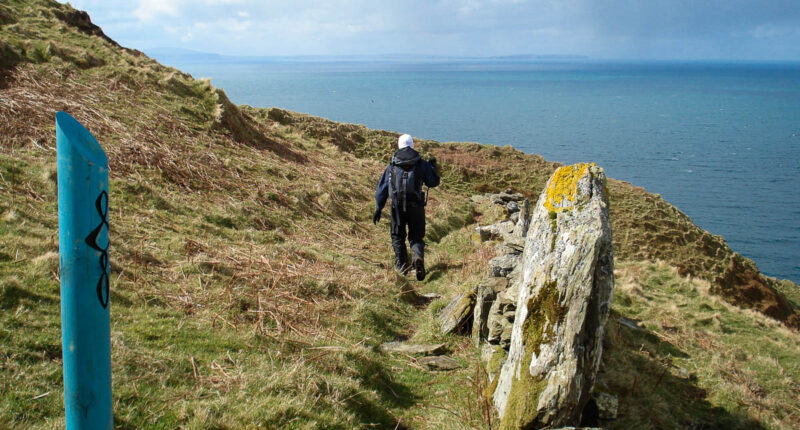 Sheila from Absolute Escapes on the Kintyre Way