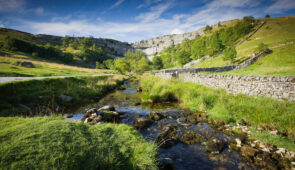 Malham Cove on the Pennine Way