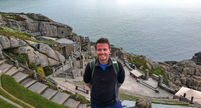 Scott from Absolute Escapes at The Minack Theatre