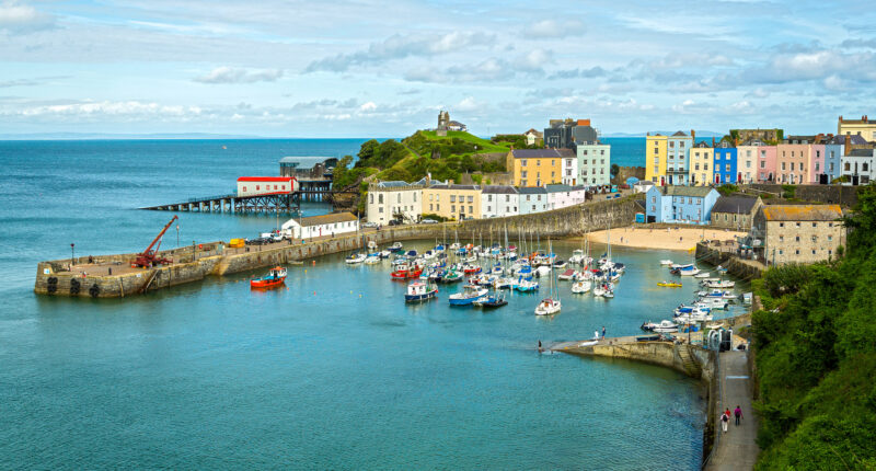 Tenby on the Pembrokeshire Coastal Path