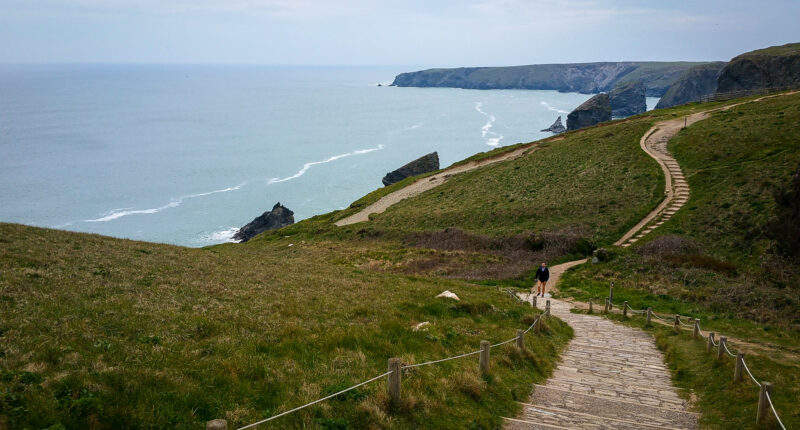 Coastal path between Padstow and Newquay