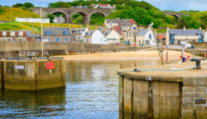 Cullen harbour, Aberdeenshire