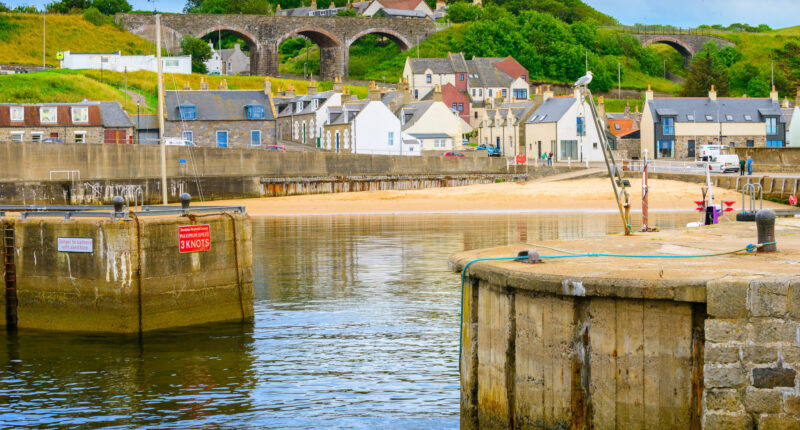 Cullen harbour, Aberdeenshire