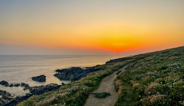 Sunset at Newquay