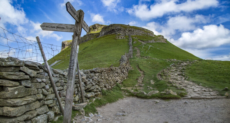 Views to Pen-y-Ghent hill