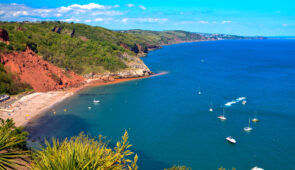 Babbacombe Beach on the South West Coast Path