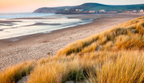 Croyde beach on the South West Coast Path