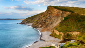 Millook Haven on the north coast of Cornwall